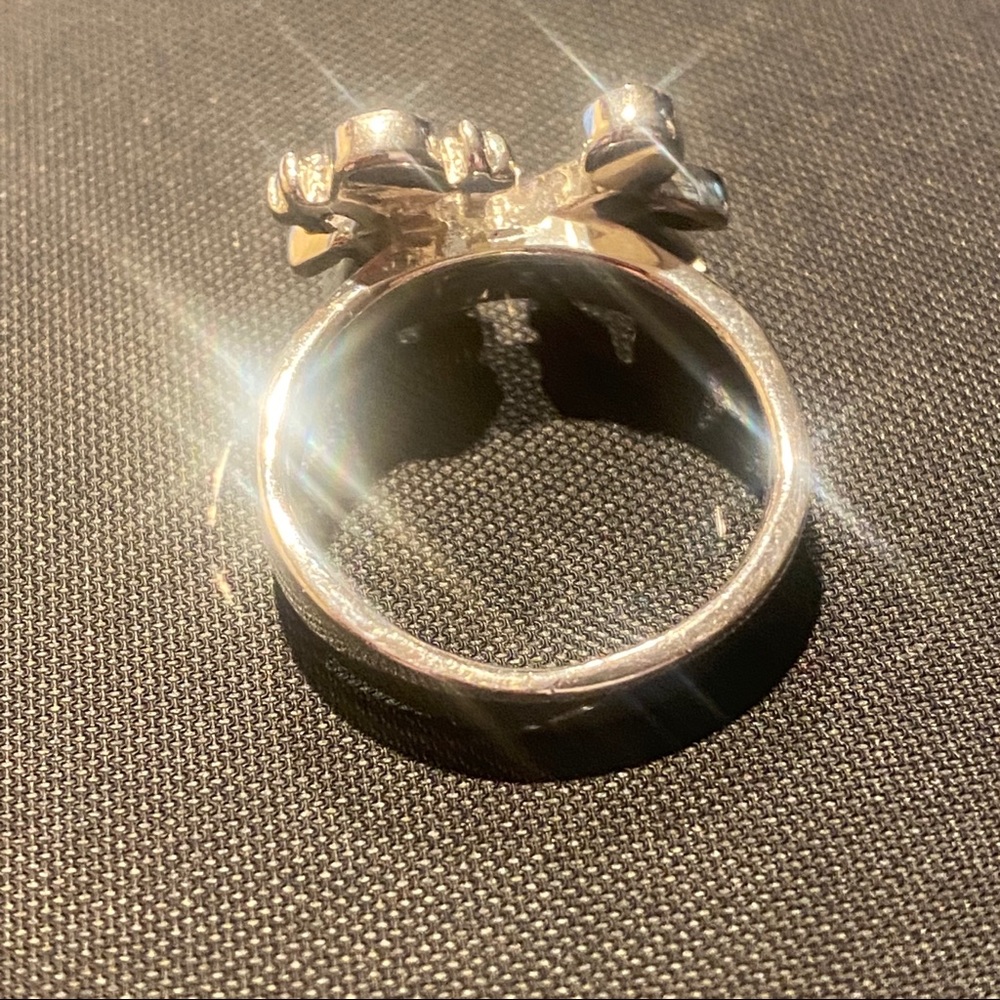925 Solid Sterling Silver Boy Girl Mom Ring size 8 mother - Picture 2 of 4